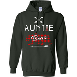 Aunt Shirt Buffalo Plaid Family Camp Bear Tee - Hoodie