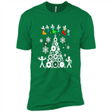 Funny Mechanics Ugly Christmas 2018 - Premium Short Sleeve T-Shirt