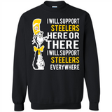 Shirt For Dr Seuss Cat And Pittsburgh Steelers Fans - Sweatshirt