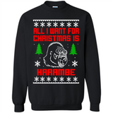 All I Want For Christmas Is HarambeT Rex Attack Reindeer ugly sweater PINGPONG