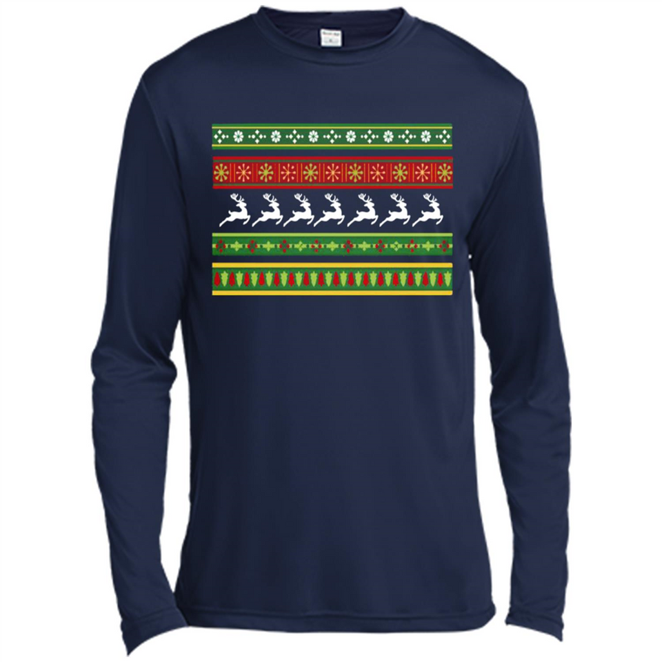 Ugly Christmas Funny Festive - Canvas Long Sleeve T-Shirt