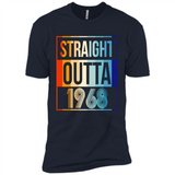 Retro Straight Outta 1968 50 Years Old - Premium Short Sleeve T-Shirt