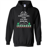 Merry Christmas You Filthy Animal Sweatshirt PINGPONG