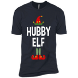 Hubby Elf Shirt - Family Matching Christmas Pajamas - Premium Short Sleeve T-Shirt