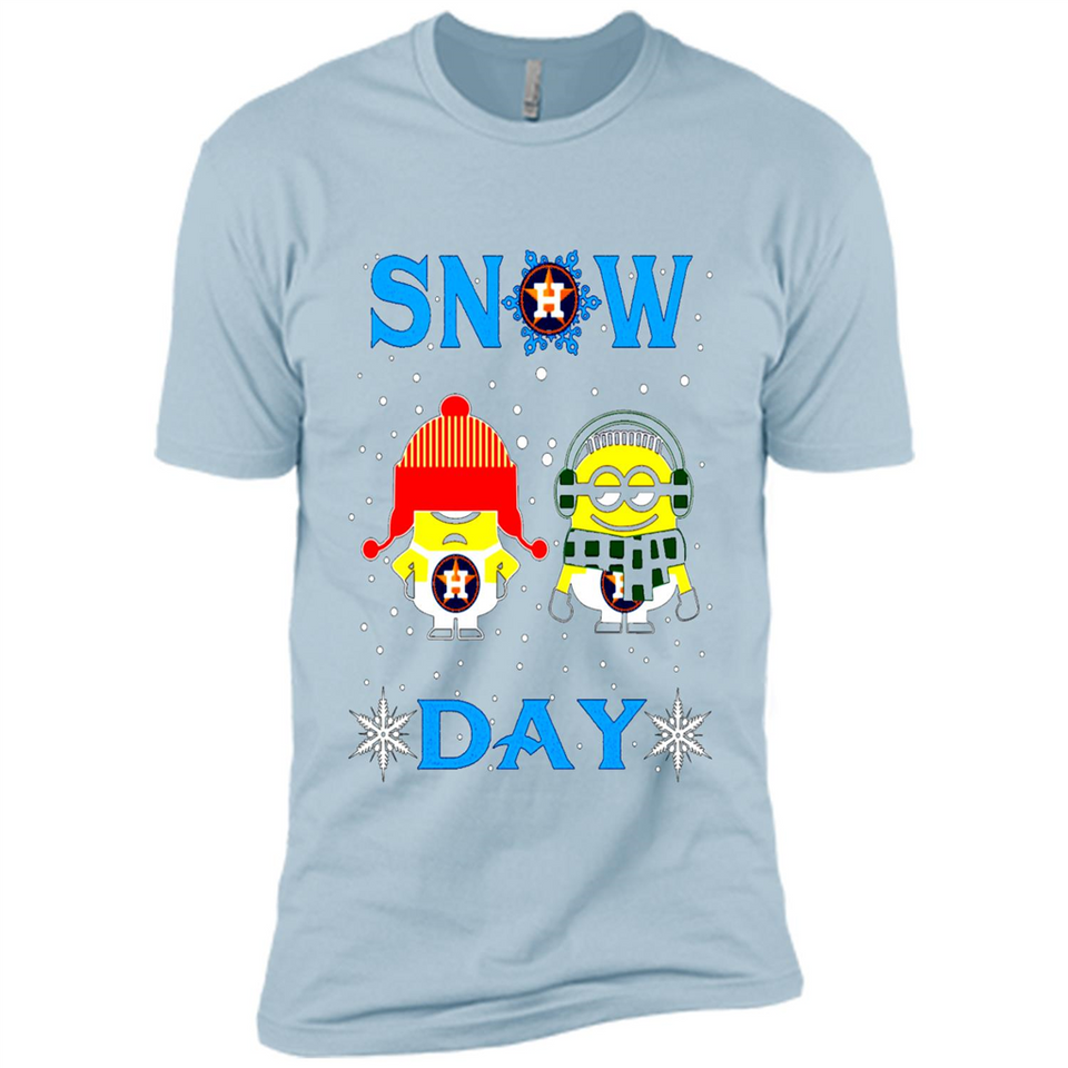 Snow Day Shirt For Houston Astros Vs Minion Fans pingpong