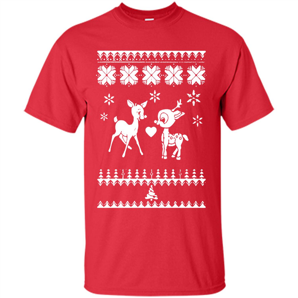 Rudolph and Clarice Ugly Christmas Sweater - Shirt