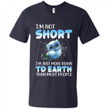 The owl I'm not short I just more down to Earth than most people - Men's V-Neck