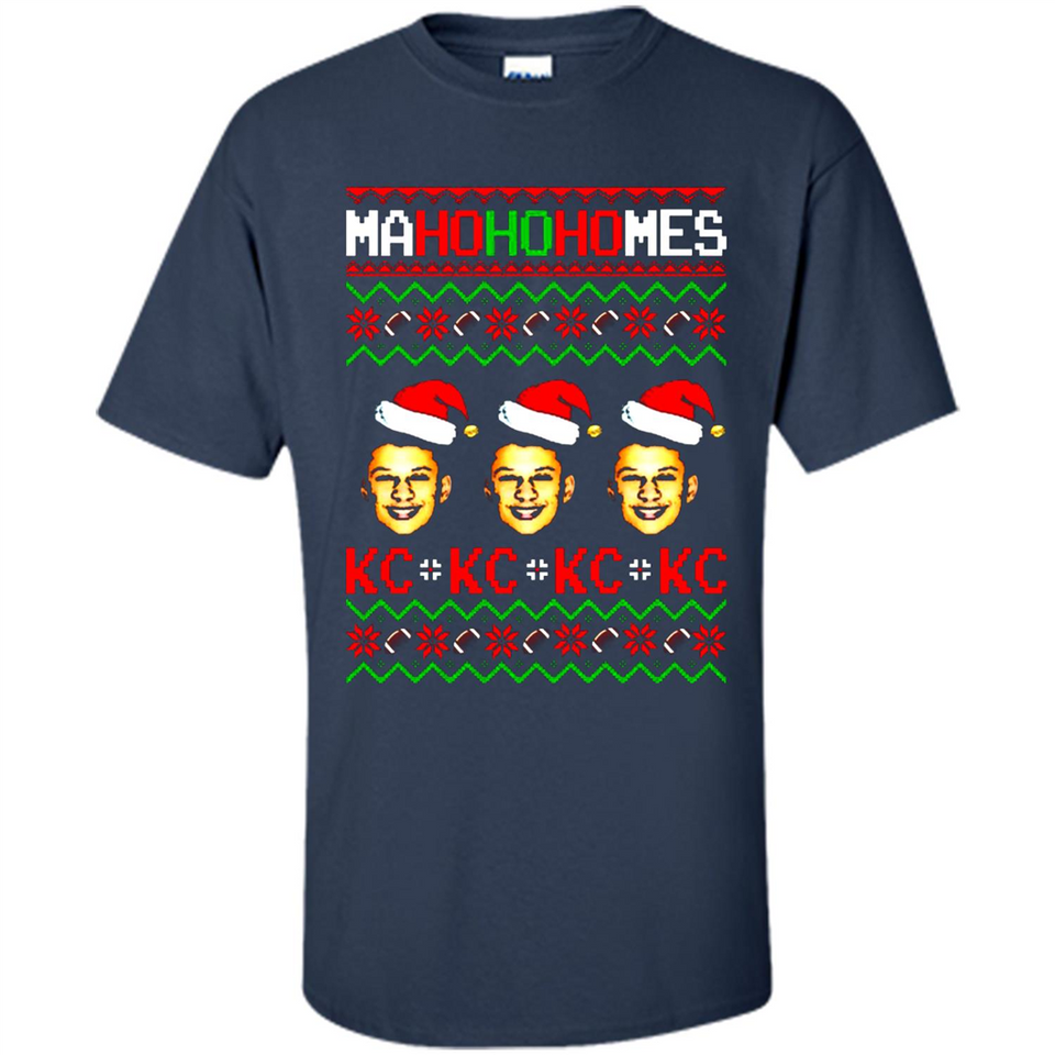 Patrick Mahomes Ma Ho Ho Homes Christmas sweatshirt PINGPONG - Shirt