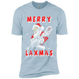 Lacrosse Merry Laxmas Santa - Premium Short Sleeve T-Shirt