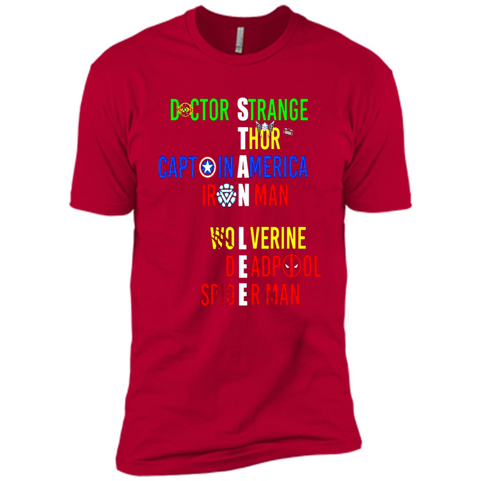 RIP Stan Lee Doctor Strange Thor Caption America Iron Man Shirt PINGPONG - Premium Short Sleeve T-Shirt