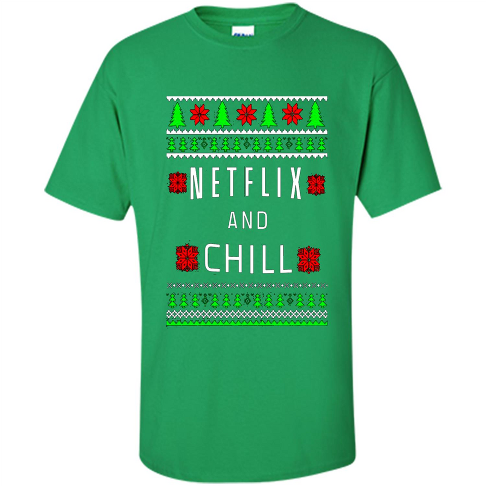 Netflix And Chill Christmas sweater PINGPONG