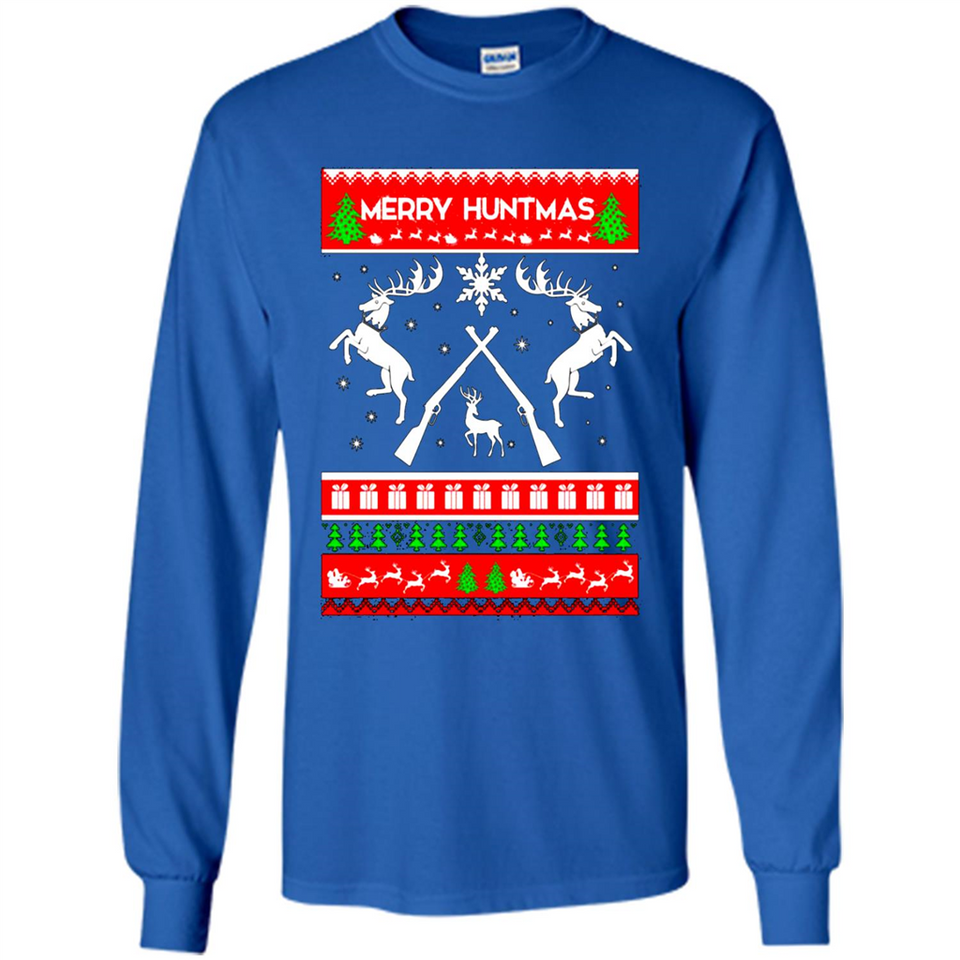 Merry Huntmas Ugly Christmas sweater PINGPONG