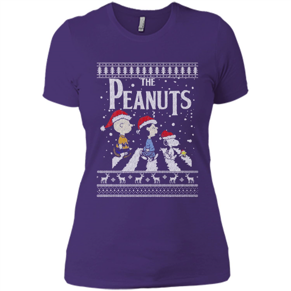 Snoopy Peanuts Ugly Christmas - Ladies' Boyfriend T-Shirt