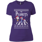 Snoopy Peanuts Ugly Christmas - Ladies' Boyfriend T-Shirt