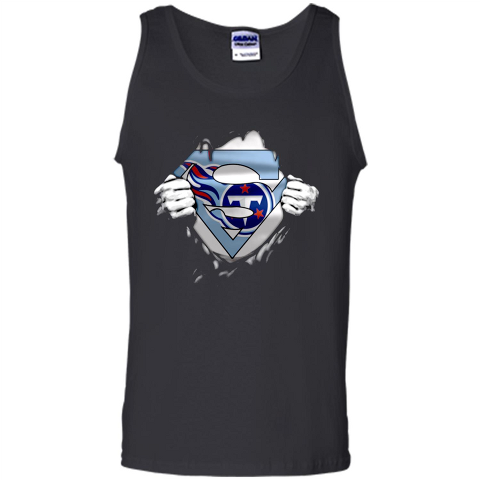 Tennessee Titans And Superman Fans - Tank Top