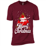 Merry Christmas Pig s - Premium Short Sleeve T-Shirt
