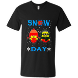 Snow Day Shirt For Calgary Flames Vs Minion Fans pingpong