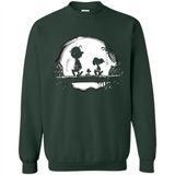 Snoopy The Peanuts Walking To The Moon