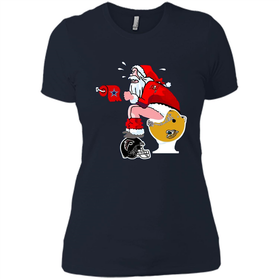 Tampa Bay Buccaneers Santa Claus Toilet