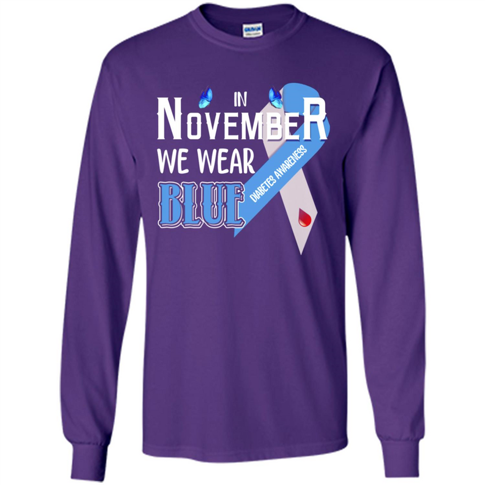 November We Wear Blue Diabetes Awareness