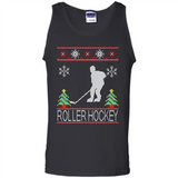roller hockey Christmas ugly