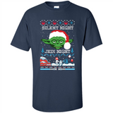 YODA SILENT NIGHT JEDI NIGHT CHRISTMAS UGLY SWEATER