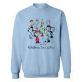 Snoopy Christmas Time Is Here Sporty T-Shirt - Sweatshirt