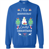 This Accountant Loves Christmas Tree Shirt with Snowman
