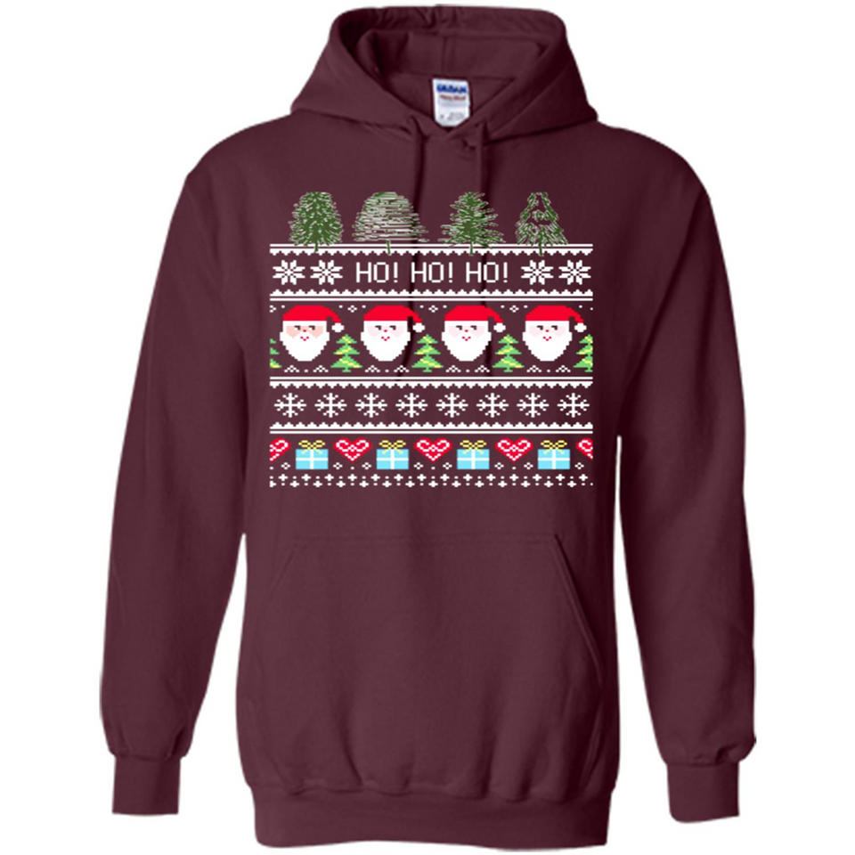 Ugly Merry Christmas Tree Santa Snowflakes