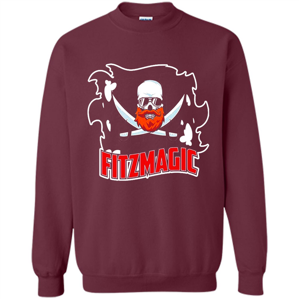 Order Fitzmagic T-Shirt Ryan Fitzpatrick Beard Skull Football Tampa Florida PINGPONG