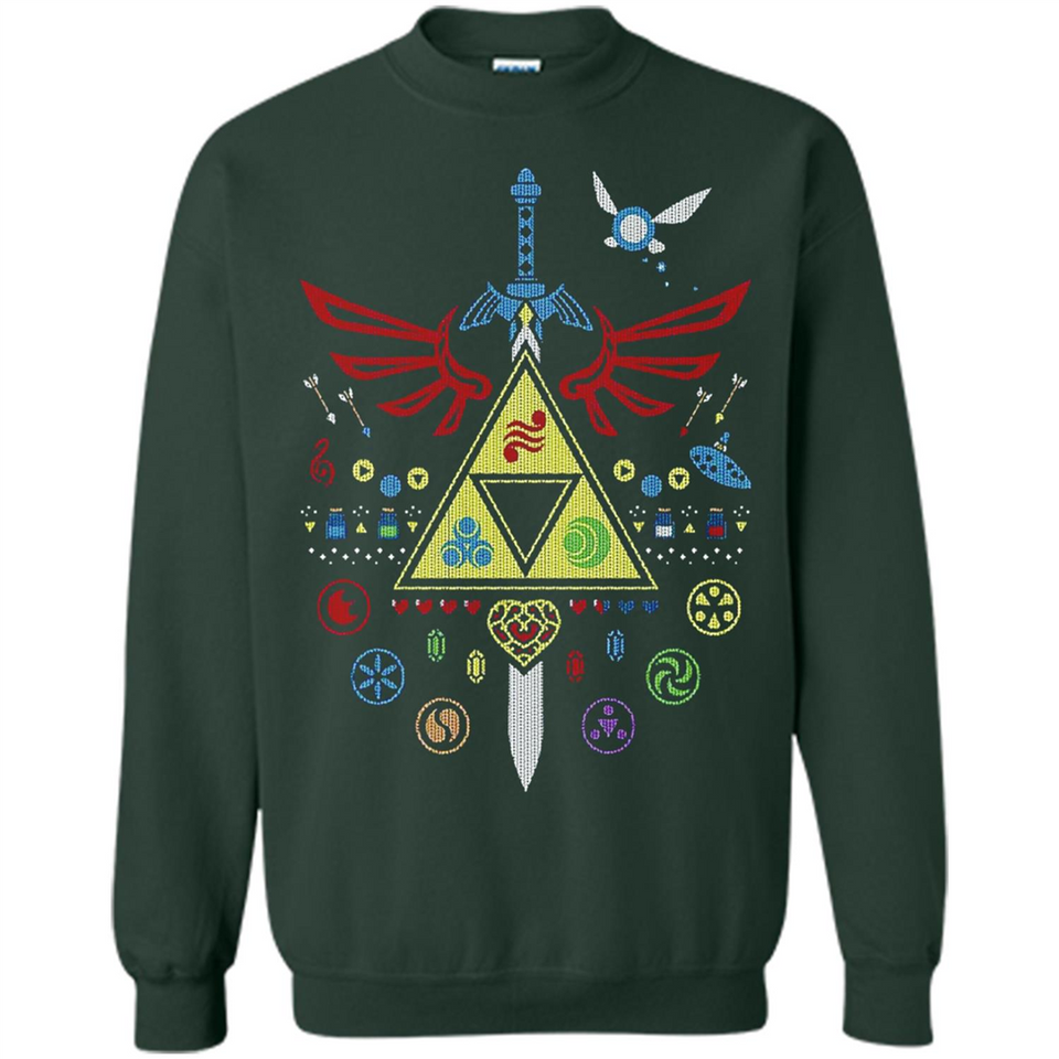 Song of Christmas Time the Legend of Zelda Ugly Sweater Perfect Christmas - Sweatshirt