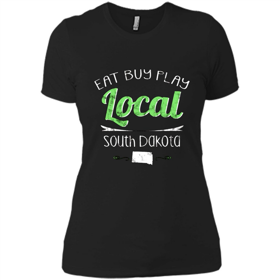 Eat Buy Play Local South Dakota Distressed PING PONG