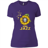 Utah Jazz Basketball Sunflower