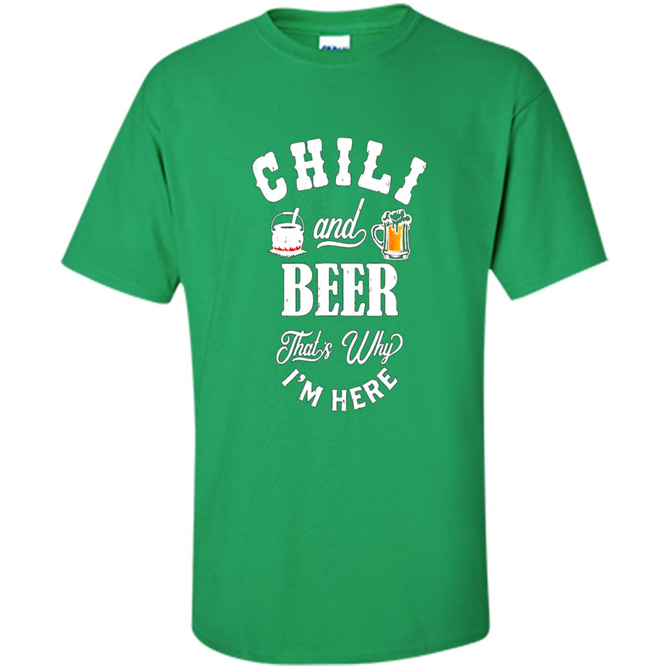 Chili Cookoff Funny T-shirt Chili And Beer - Shirt