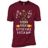 Looks Great Little Full Lotta Sap Funny Christmas Tree Mug PINGPONG - Premium Short Sleeve T-Shirt