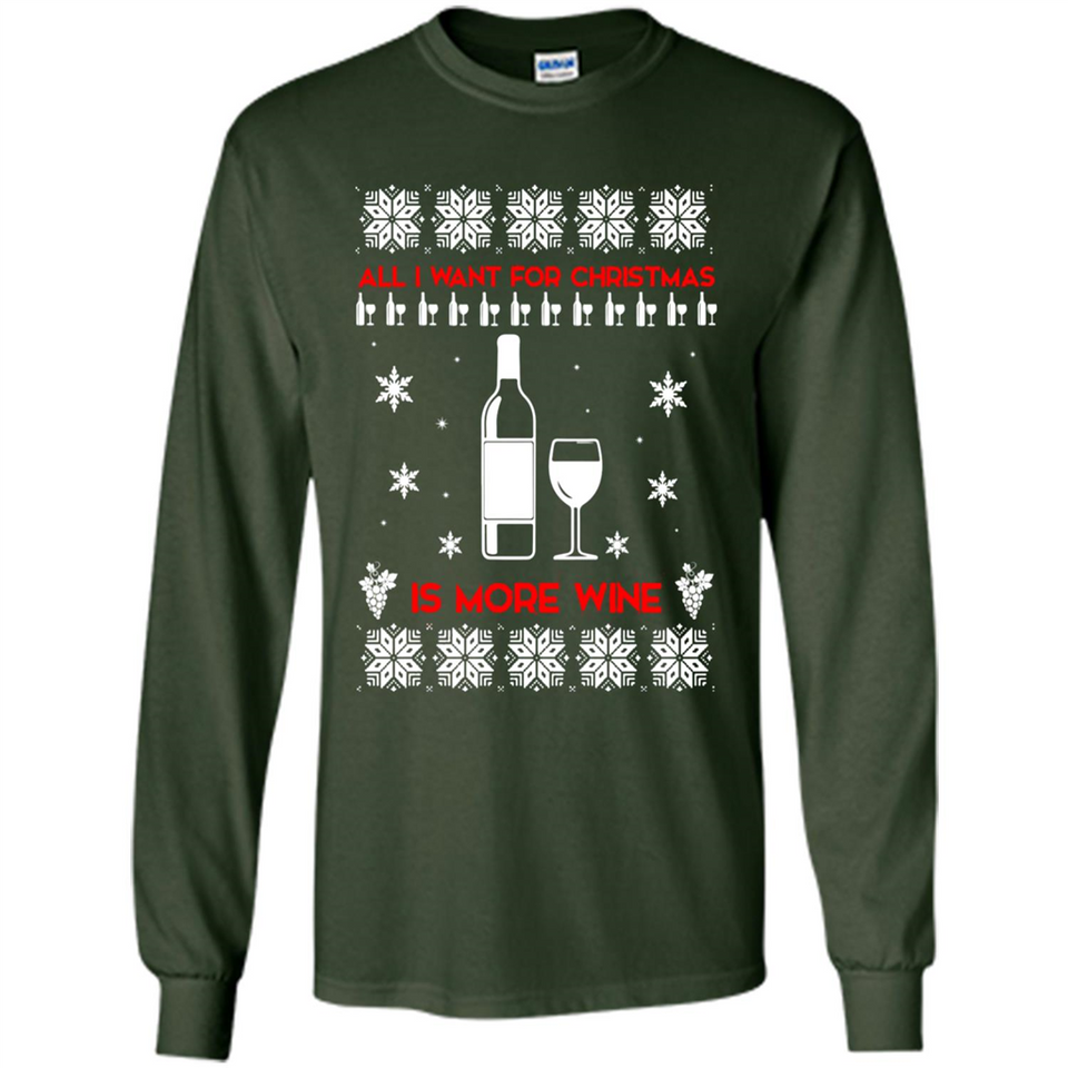 All I Want For Christmas is Wine Ugly sweater PINGPONG