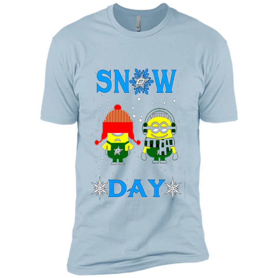 Snow Day Shirt For Dallas Stars Vs Minion Fans pingpong