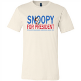 Snoopy for President - Canvas Unisex T-Shirt