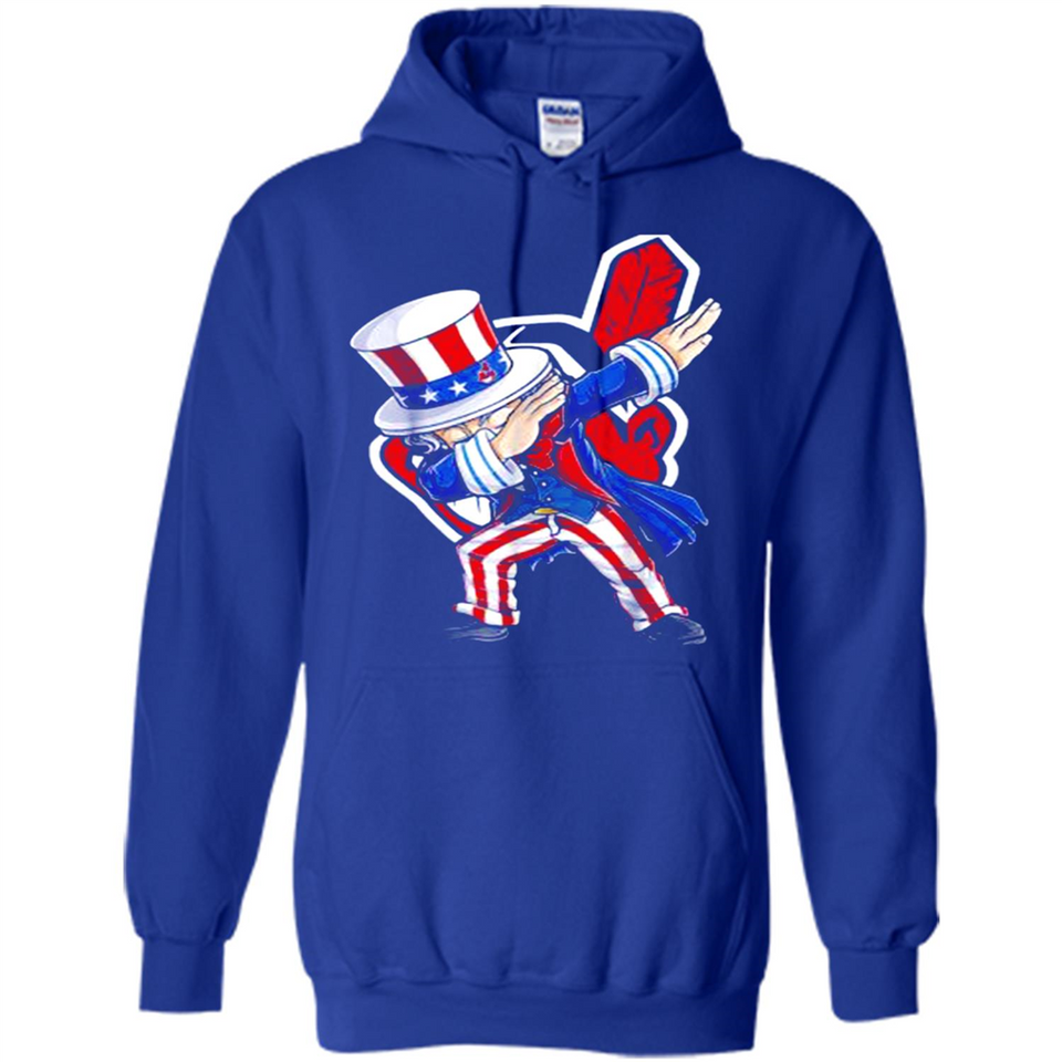 MLB CLEVELAND INDIANS UNCLE SAM DABBING INDEPENDENCE DAY