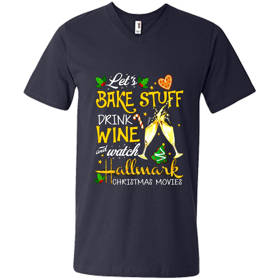 Let’s Bake Stuff Drink And Watch Hallmark Christmas Movies Sweatshirt PINGPONG