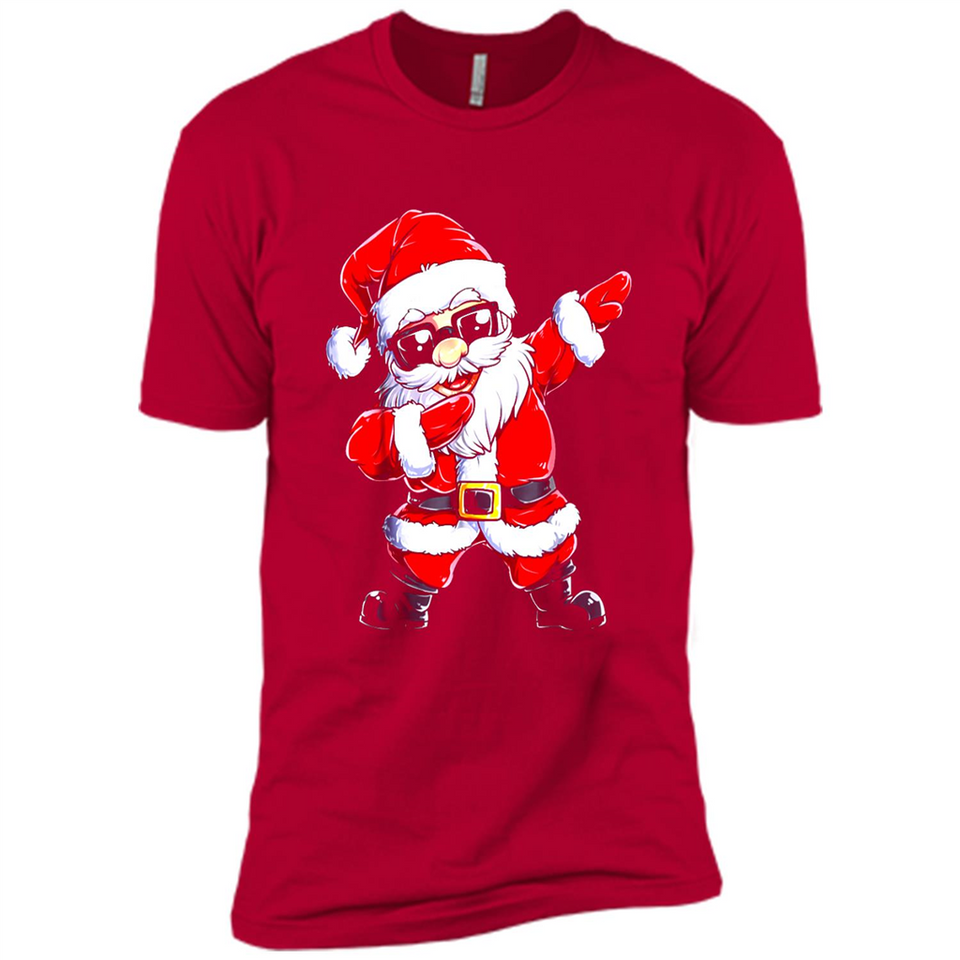 Christmas shirt Dabbing Santa Claus Xmas Gift - Premium Short Sleeve T-Shirt