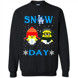 Snow Day Shirt For Los Angeles Dodgers Vs Minion Fans pingpong