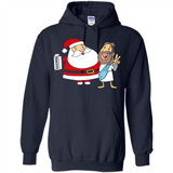 Eggnog Santa And Jesus Christmas