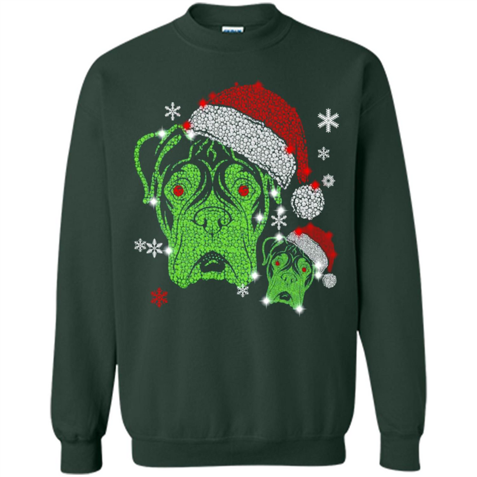 Boxer Dog diamond Christmas - Sweatshirt