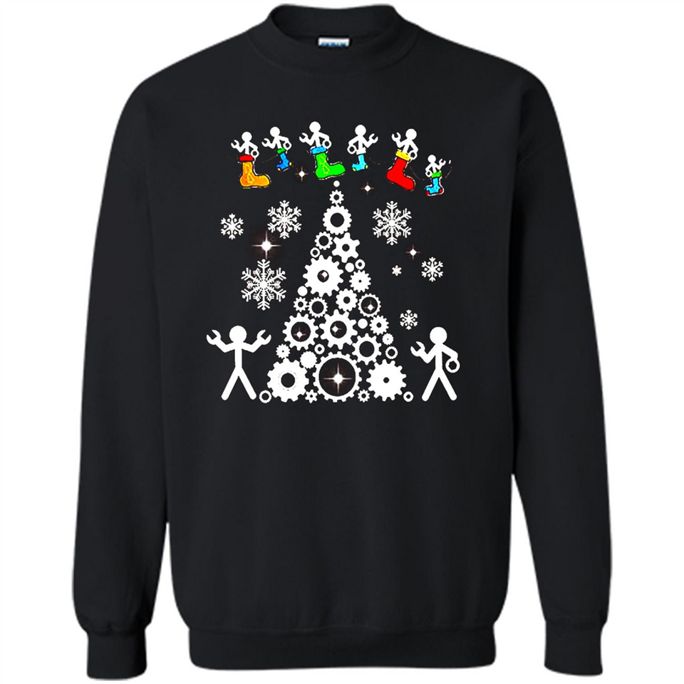 Funny Mechanics Ugly Christmas 2018 - Sweatshirt