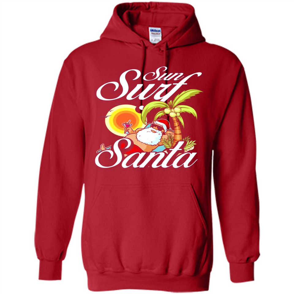 Sun Surf Santa - Hoodie