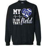 Washington Huskies Football My Heart is on that Field - Sweatshirt