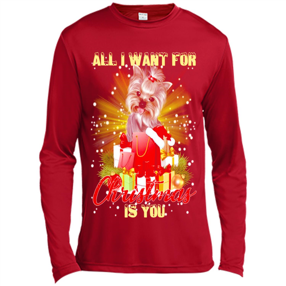 All I Want For Christmas Is You Yorkie Yorkshire Terrier