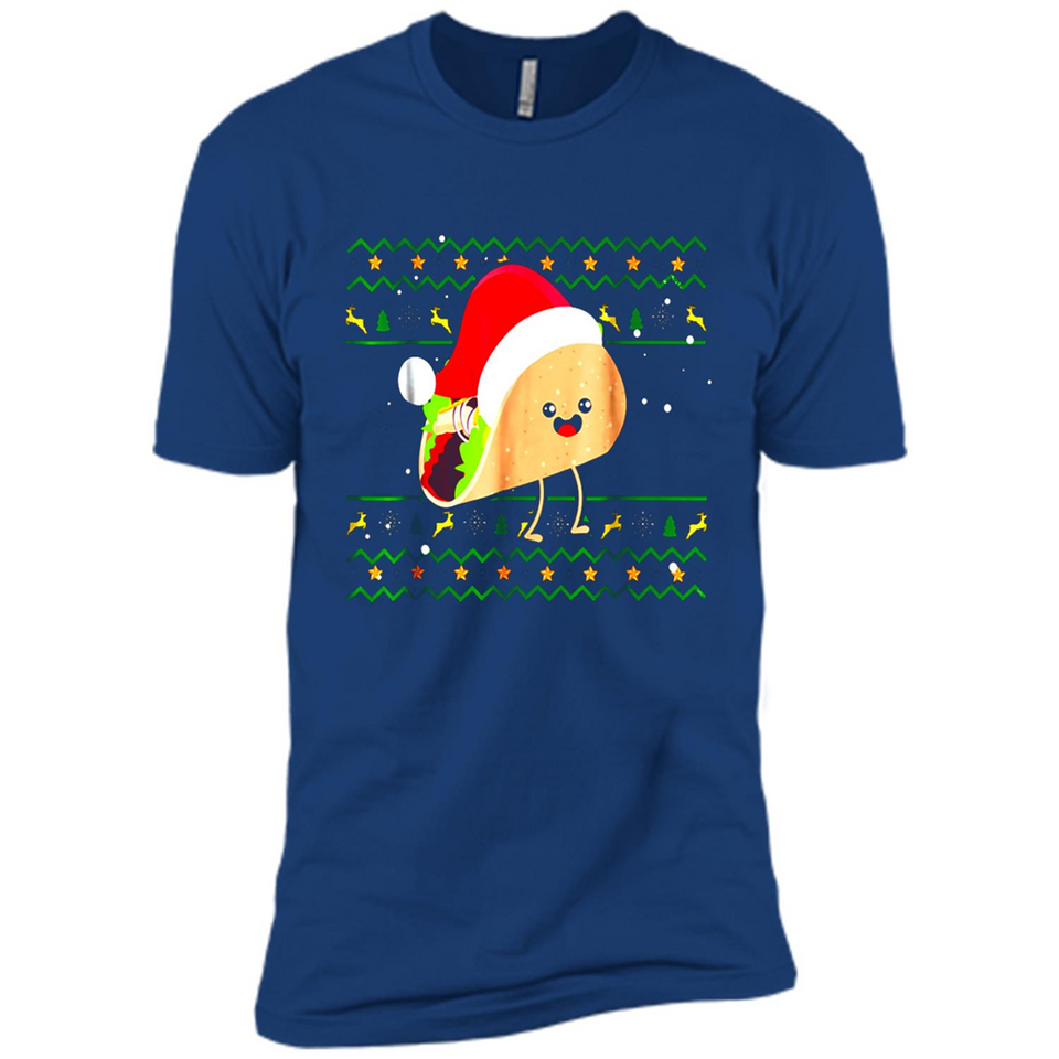 TACO Santa Hat Ugly Christmas shirt Ladies' Boyfriend