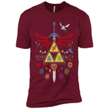 Song of Christmas Time the Legend of Zelda Ugly Sweater Perfect Christmas - Premium Short Sleeve T-Shirt